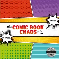 Comic Book Chaos 8 by 8 paper pad *UK ONLY* (PA171) Cosmic Book Chaos Collection by Funky Fossil Designs