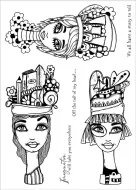Off the Top of my Head A5 stamp set (CS240389) Blooming Marvellous Collection by Zinski Art and Funky Fossil Designs