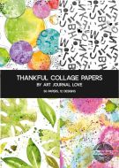 Thankful A4 Collage Paper Pad (PA138) *UK ONLY* Thankful Collection by Funky Fossil Designs
