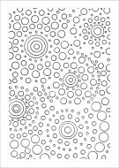 Round In Circles A7 Polymer Stamp Set by Funky Fossil Designs (CS074a18)