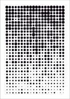 Halftone (CS074a14) A7 polymer stamp set by Funky Fossil Designs