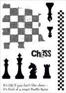 Chessboard CS0212 A6 Clear Stamp by Funky Fossil Designs