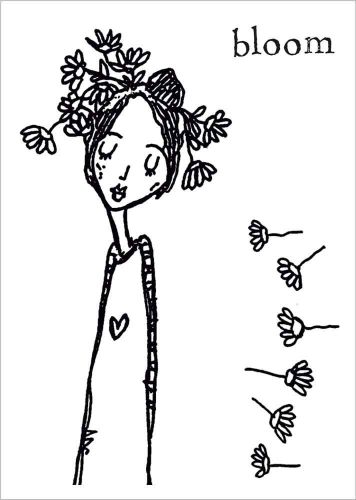 Daisy CS0215 A7 Clear Stamp by Funky Fossil Designs