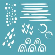 Make Your Mark II Stencil (ST0355) by Funky Fossil