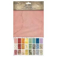Volume No. 5 Tim Holtz Idea-Ology *UK ONLY* Backdrops Double-Sided Cardstock 6 inch by 10 inch 24 Pack TH94309