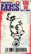 Ink And The Dog Mini MN96 Paperartsy Cling Rubber Stamp