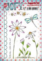 Jo Firth Young 13 (JOFY13) PaperArtsy A5 sized Cling Rubber Stamp Set
