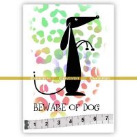 Dog 03 (SOLO031) Single Unmounted Rubber Stamp by Katzelkraft