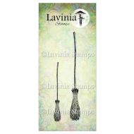 Broomsticks (LAV827) clear polymer stamp by Lavinia Stamps