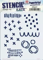 Kate Crane PaperArtsy regular sized stencil 427 (PS427)