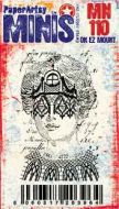 Ink And The Dog Mini MN110 Paperartsy Cling Rubber Stamp