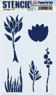 Jo Firth Young 372 (PS372) PaperArtsy Large Sized Stencil