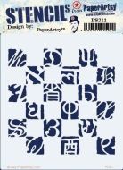 Hot Picks 311 Regular sized Stencil (PS311) for PaperArtsy