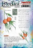 Rosehips (EAB26) Alison Bomber A5 Cling Rubber Stamp Set for PaperArtsy