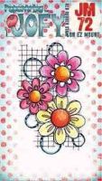 JOFY Mini 72 (JM72) PaperArtsy credit card sized cling rubber stamp