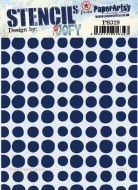 Jo Firth Young 329 (PS329) PaperArtsy Regular sized Stencil
