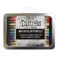 Watercolour Pencils Set 6 *UK ONLY* - Tim Holtz Distress (12 Pack) TDH83603 