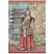A4 Rice paper packed Sir Vagabond in Japan samurai (DFSA4613) by Stamperia