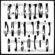 Etched Stencil (M337) designed by Seth Apter for StencilGirl (4 inch by 4 inch)