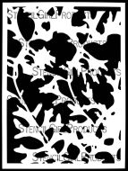 Rooted in Nature Dusty Miller Stencil (L905) designed by David Daniels for StencilGirl (9 inch by 12 inch)