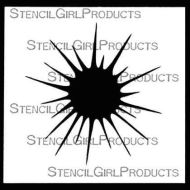 Sunburst Stencil (M214) designed by Valerie Sjodin for StencilGirl (4 inch by 4 inch)