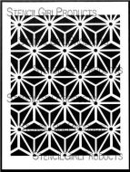 Star Struck Stencil (L662) designed by Nathalie Kalbach for StencilGirl (9 inch by 12 inch)