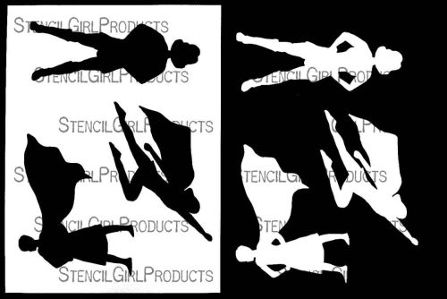 Strong Women Stencil (L955) designed by Carolyn Dube for StencilGirl (9 inch by 12 inch)