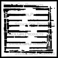 PRE-ORDER DUE 26 November - Out of the Box Stencil 4 inch by 4 inch (M350) by Seth Apter for StencilGirl