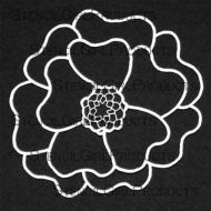 Doodle It Blossom Stencil (S209) designed by Maria McGuire for StencilGirl (6 inch by 6 inch)