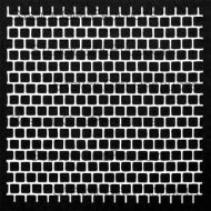 Sequin Grid Waste Stencil (S492) designed by Jacqueline Sullivan for StencilGirl (6 inch by 6 inch)