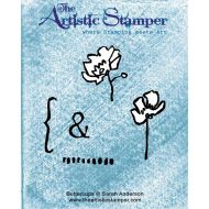 Buttercups A6 Rubber Stamp by Sarah Anderson for The Artistic Stamper (cling mounted)