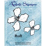Clematis A6 Rubber Stamp by Sarah Anderson for The Artistic Stamper (cling mounted)