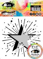 Super Star Stencil by Visible Image (6 inch by 6 inch)