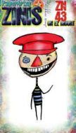 Zini 43 Mini ATC Sized Paperartsy Cling Rubber Stamp (ZN43)