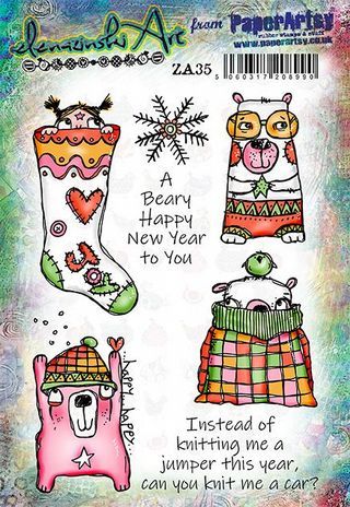 Zinski Art set 35 PaperArtsy A5 stamp set ZA35